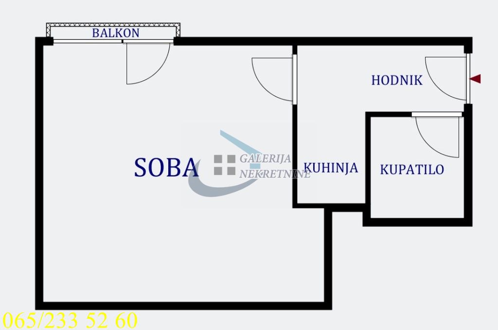 Voždovac  Šumice   Ljermontova 25m2 4