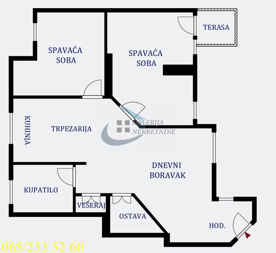 Stari grad  Atelje 212   Milutina Bojića 78m2 4