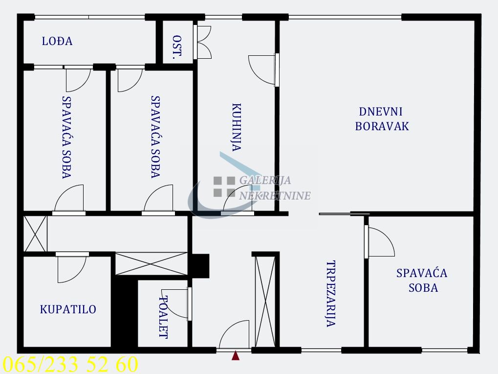 Vračar  Karađorđev park   Nebojšina 73m2 4