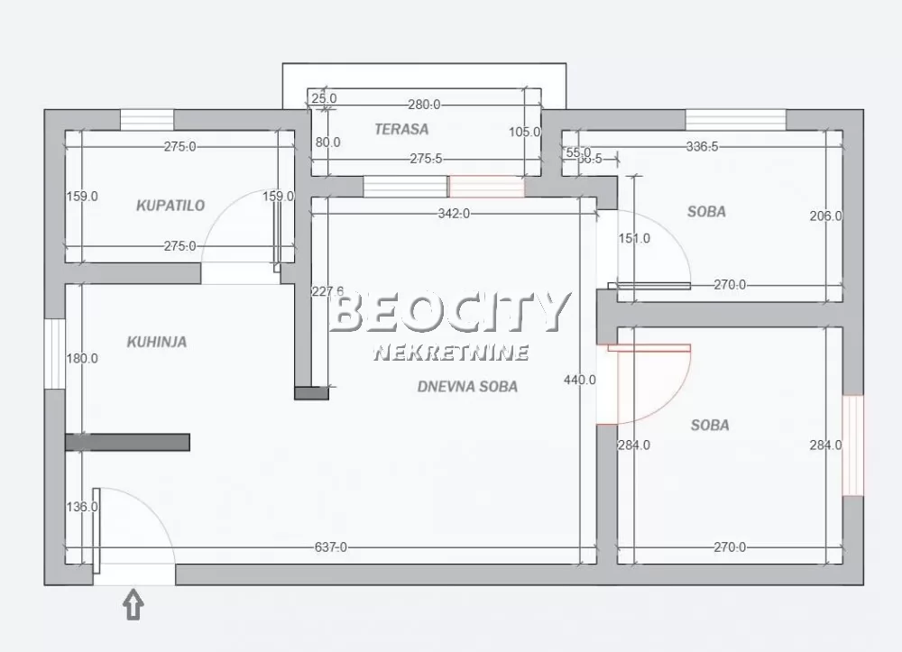Dvosoban stan, 50 m2, Altina, Ugrinovački put 18 deo ID: 130582 14