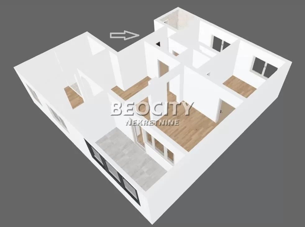 Dvosoban stan, 77 m2, Blok 21, Bulevar Mihajla Pupina ID: 130250 18