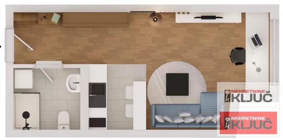 KLISA, 28m2, Garsonjera sa pdv 1