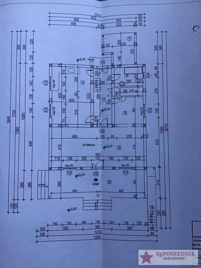 Mladenovac, Velika Krsna, Davidova, 296m2, 5a 2