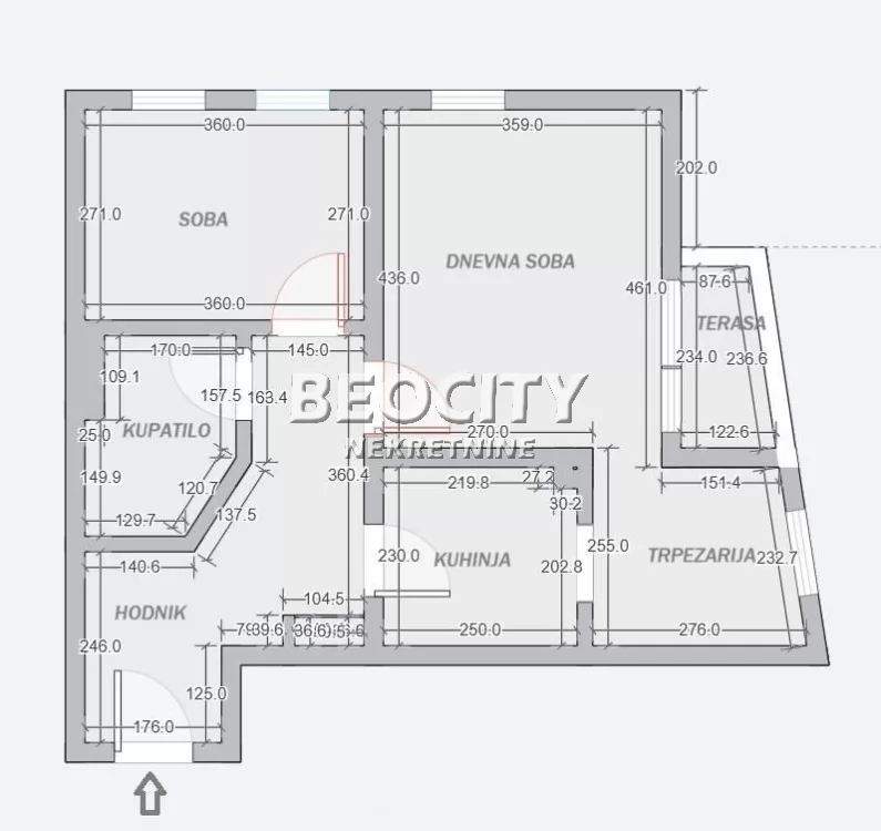 Dvosoban stan, 54 m2, Blok 71 ID: 130645 18