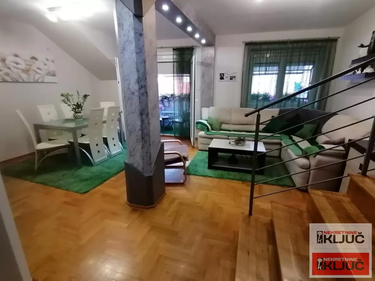 FUTOŠKA PIJACA, 87m2, Troiposoban-Duplex, Namešten 1