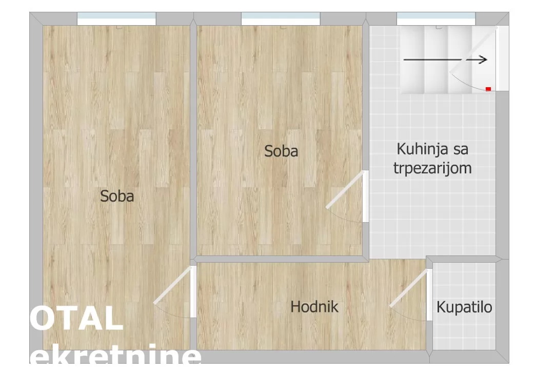 Stan,NOVI SAD,CENTAR,kv: 46.00, € 120000, ID: 1102300 9