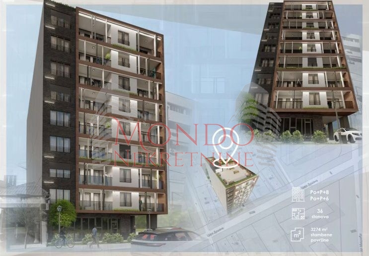 Dvoiposoban stan u samom centru grada, novogradnja 1