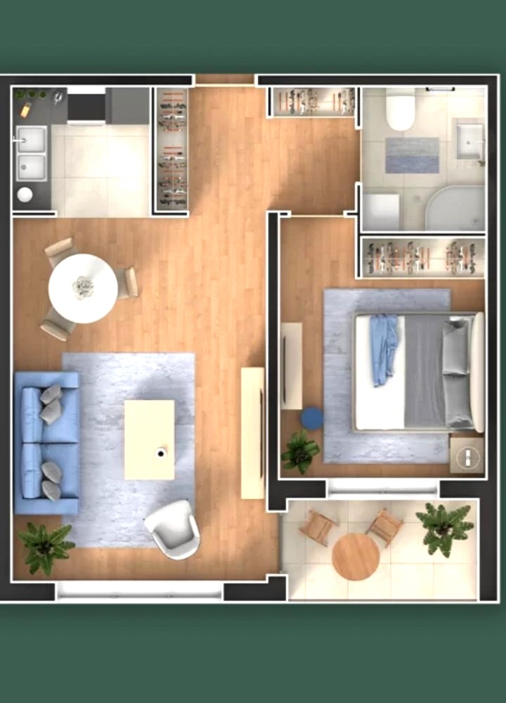 Izdaje se stan 47 m2 lux Victoria Avenija Čačak 1