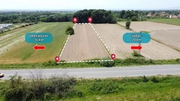 Prodaja građevinskog zemljista na magistralnom putu Beograd Obrenovac Šabac 1