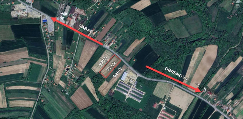 Prodaja građevinskog zemljista na magistralnom putu Beograd Obrenovac Šabac 2
