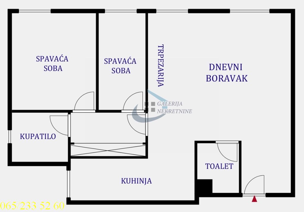 Voždovac  Banjica   Crnotravska 75m2 4