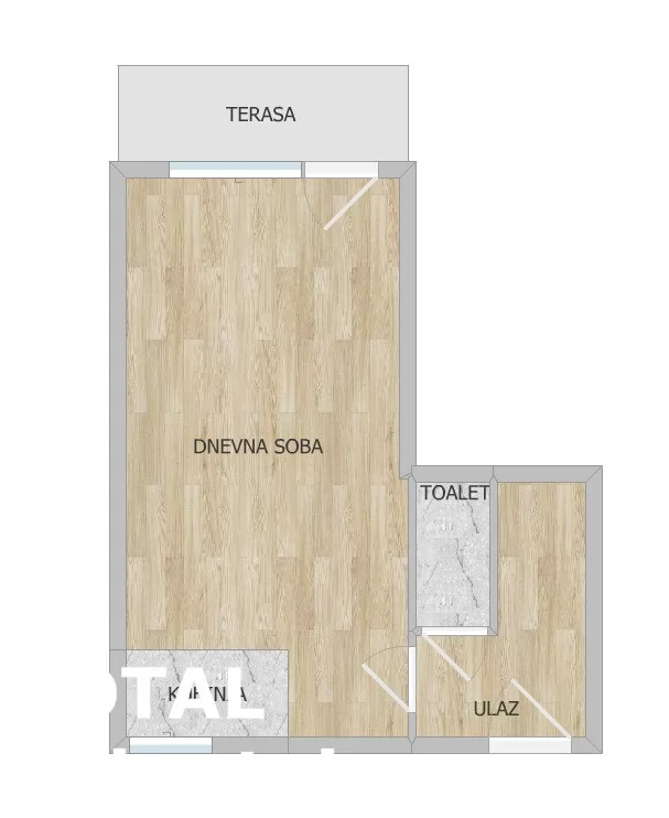 Stan,NOVI SAD,CARA DUSANA,kv: 61.00, € 149000, ID: 1102025 21