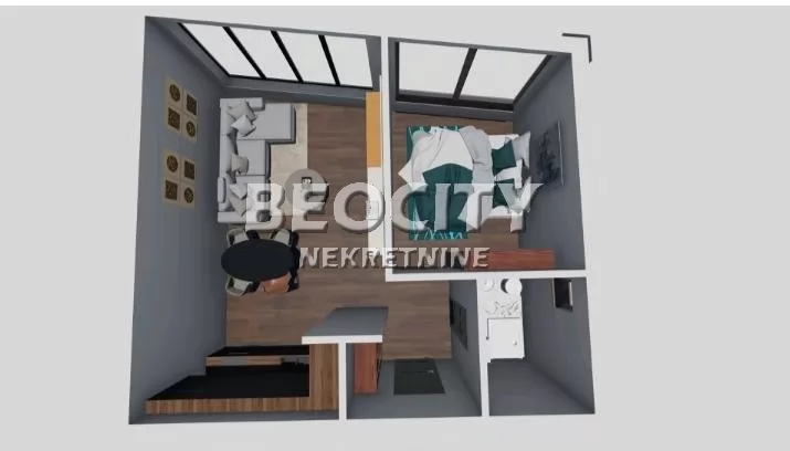 Dvosoban stan, 45 m2, Novi Sad, Račkoga ID: 130996 2