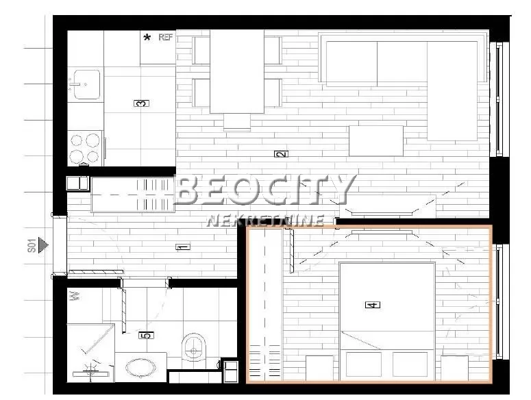 Dvosoban stan, 39 m2, Surčin, Autoput za Zagreb ID: 130592 5