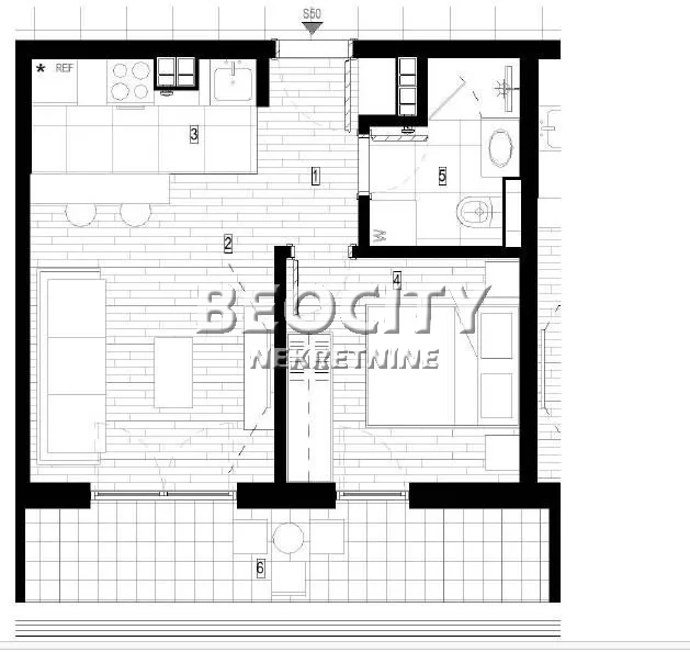 Dvosoban stan, 43 m2, Surčin, Autoput za Zagreb ID: 130620 4