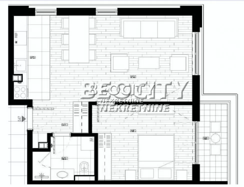Dvosoban stan, 57 m2, Surčin, Autoput za Zagreb ID: 130619 5