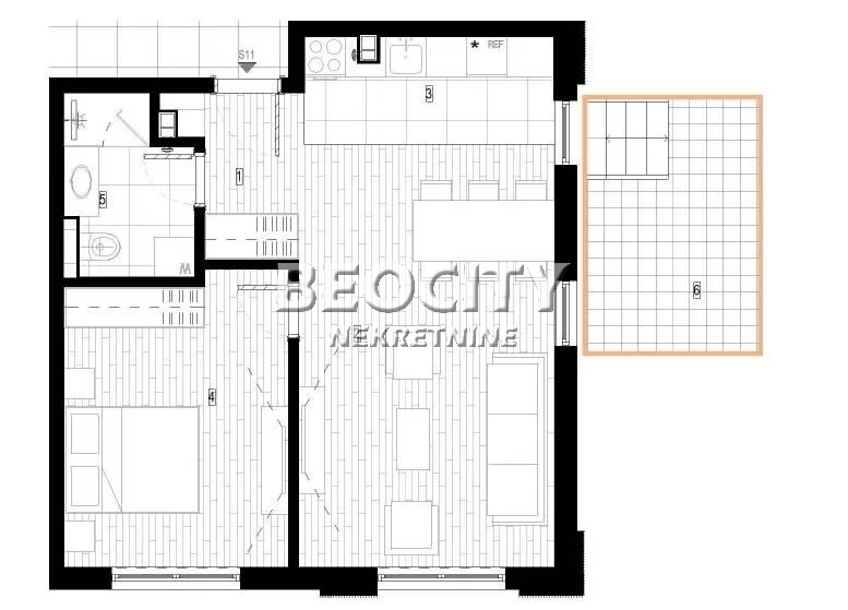 Dvosoban stan, 63 m2, Surčin, Autoput za Zagreb ID: 130616 4
