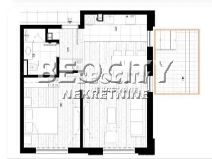 Dvosoban stan, 63 m2, Surčin, Autoput za Zagreb ID: 130616 5