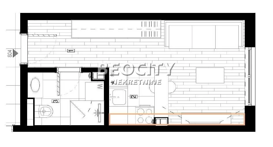 Jednosoban stan, 24 m2, Surčin, Autoput za Zagreb ID: 130613 4