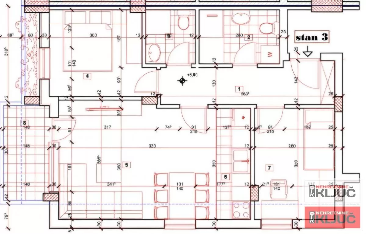 PETROVARADIN, 59m2, Dvoiposoban sa pdv, Izgradnja 1