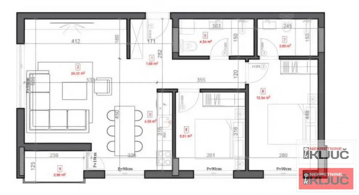 SREMSKA KAMENICA, 67m2, Trosoban sa pdv, Izgradnja 1