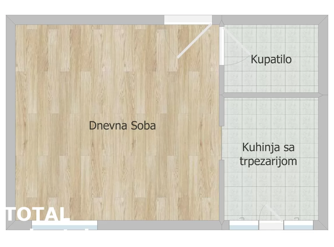 Stan,NOVI SAD,CENTAR,kv: 24.00, € 95000, ID: 1102510 9