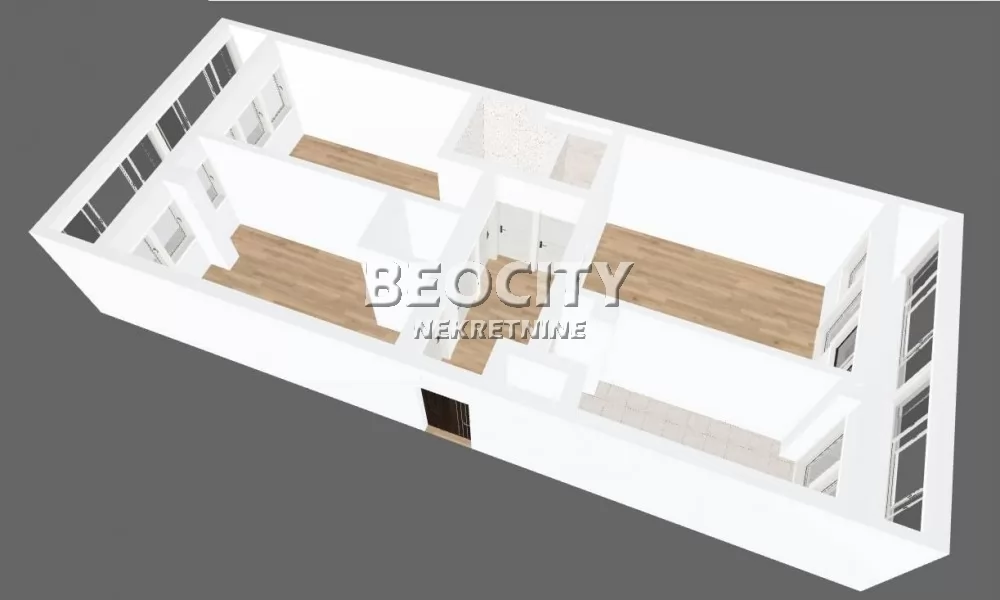 Trosoban stan, 77 m2, Blok 21 ID: 131182 19