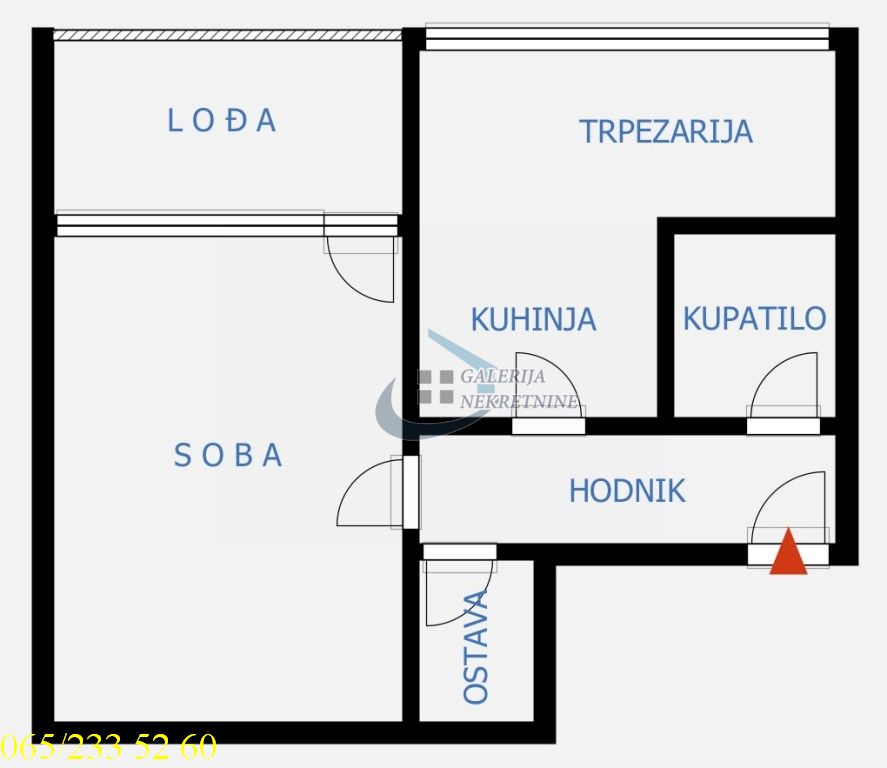 Voždovac  Konjarnik   Glasinačka 45m2 3
