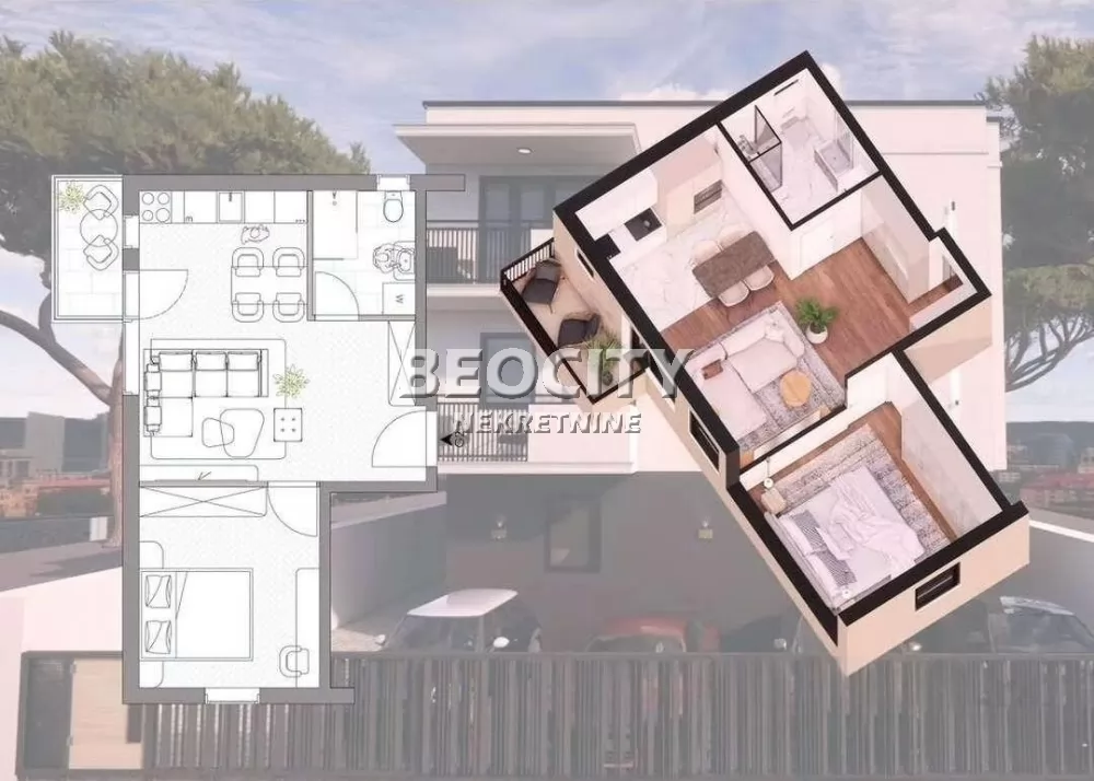 Trosoban stan, 50 m2, Adice ID: 131397 1