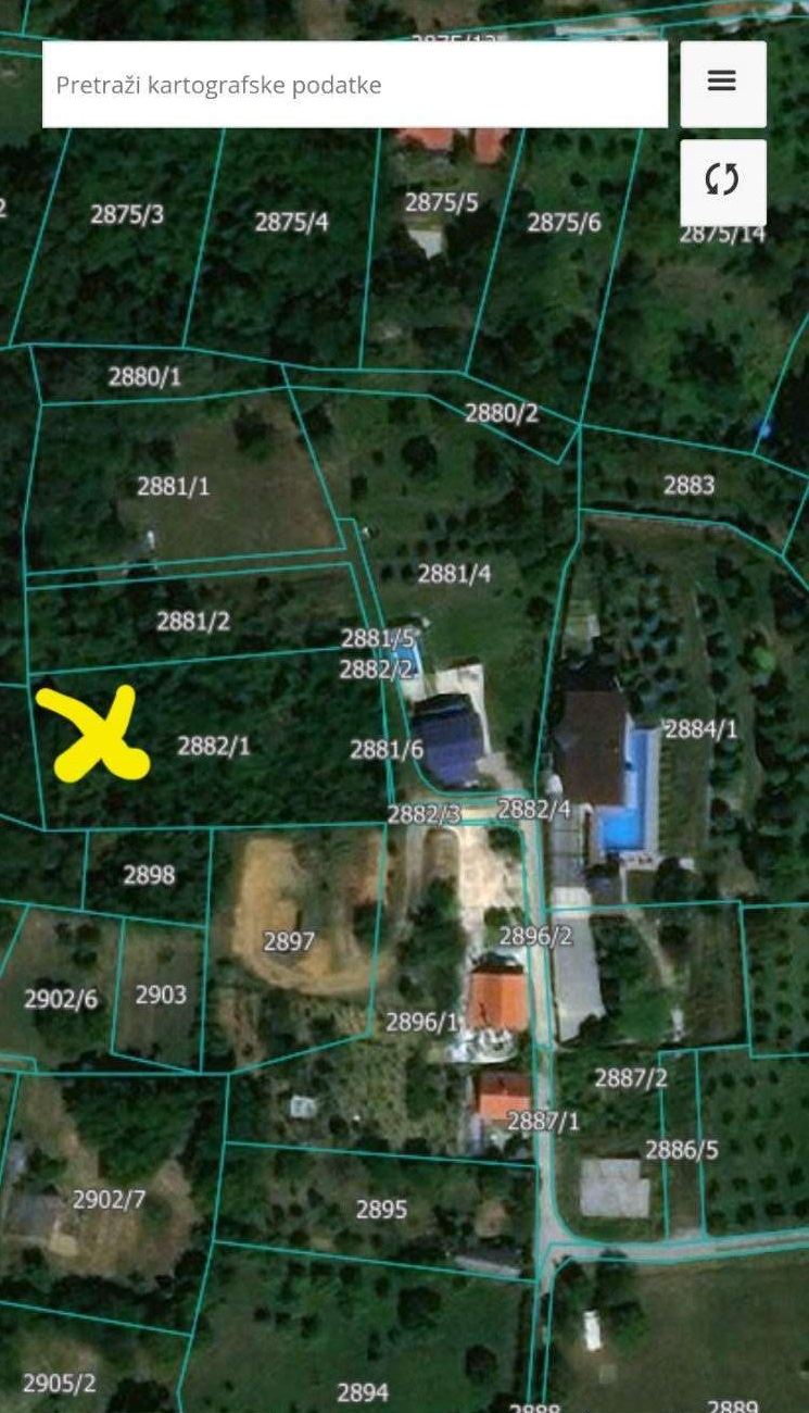 Plac Paragovo gradjevinski sa dva prilaza 1