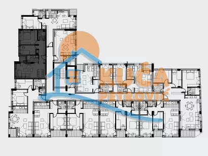 Dvosoban stan, 54.5 m2, Čamurlija, Cetinjska ID: p-016227 2