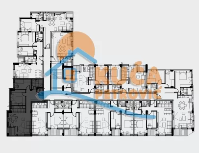 Dvosoban stan, 64.42 m2, Čamurlija, Cetinjska ID: p-016228 3