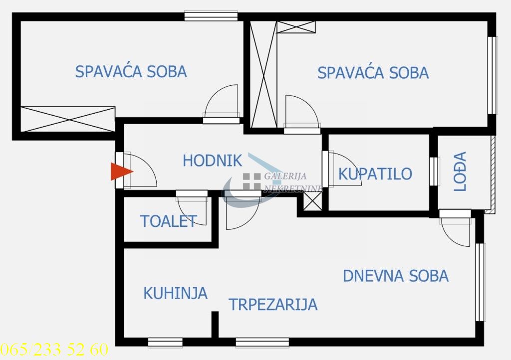 Voždovac  Lekino Brdo   Banjalučka 70m2 3
