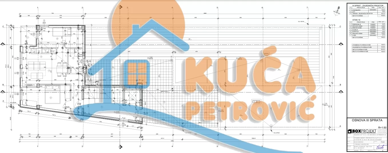 Dvosoban stan, 56.5 m2, Rasadnik, Zdravke Vučković ID: p-015681 2