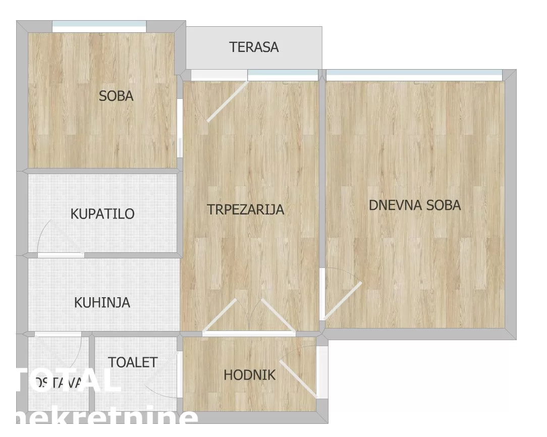 Stan,NOVI SAD,BULEVAR,kv: 49.00, € 153000, ID: 1102523 20