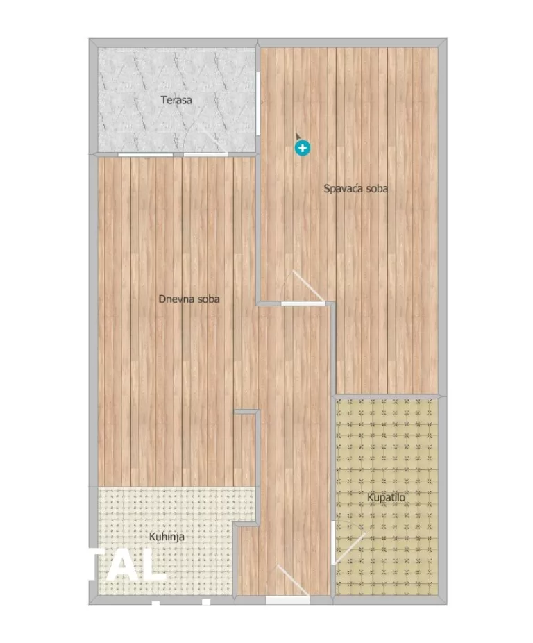 Stan,NOVI SAD,NOVO NASELJE - ŠARENGRAD,kv: 44.00, € 128000, ID: 1102508 17