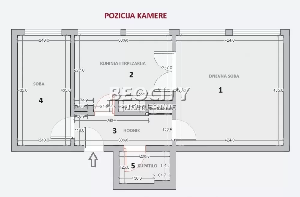 Dvosoban stan, 47 m2, Šumice, Ustanička ID: 111524 15