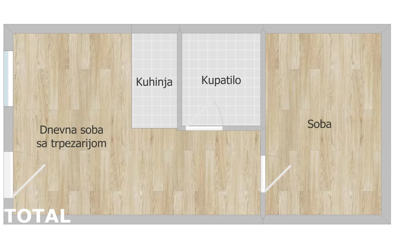 Stan,PETROVARADIN,PETROVARADIN,kv: 45.00, € 112500, ID: 1102544 1