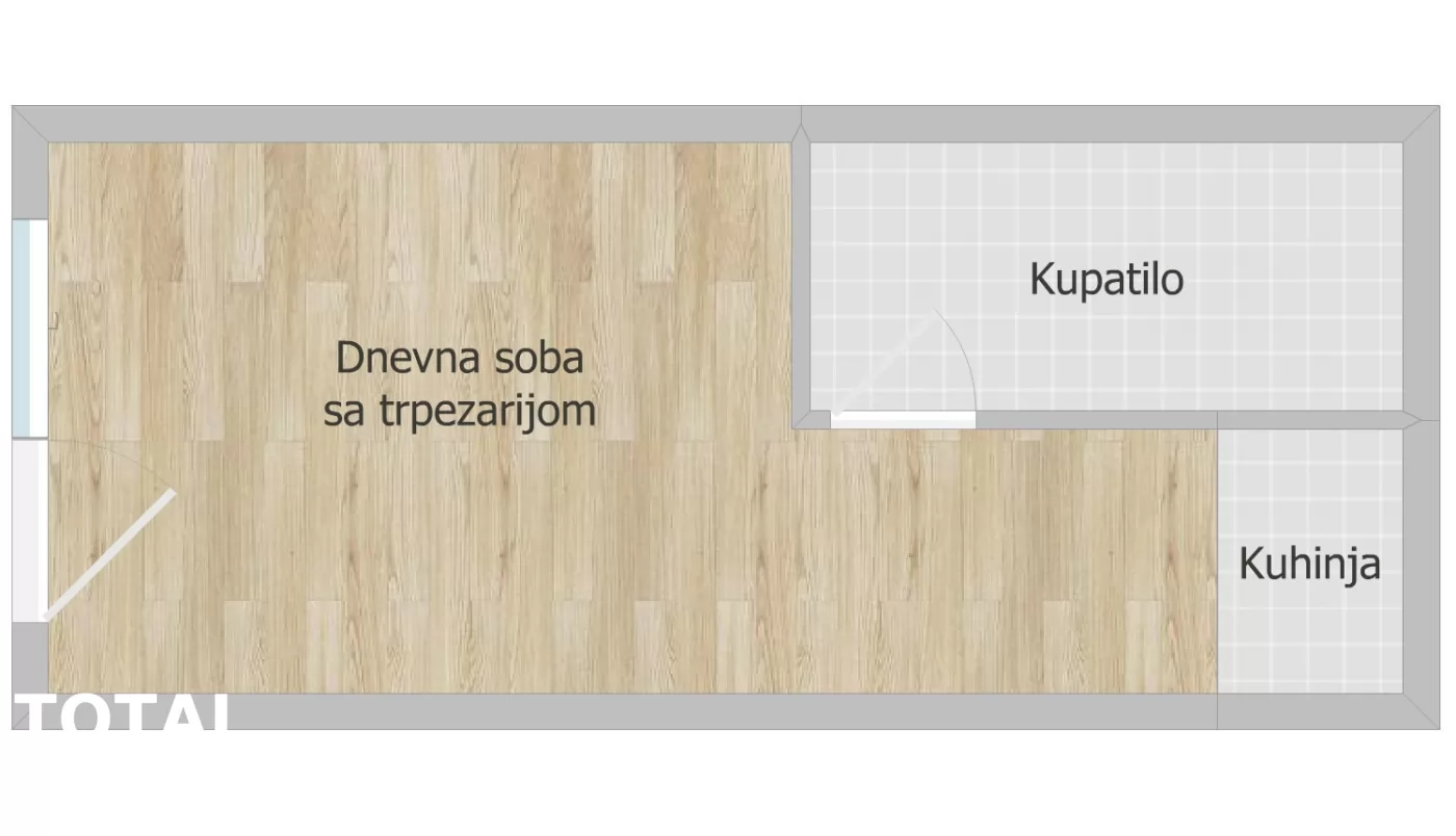 Stan,PETROVARADIN,PETROVARADIN,kv: 45.00, € 112500, ID: 1102544 2