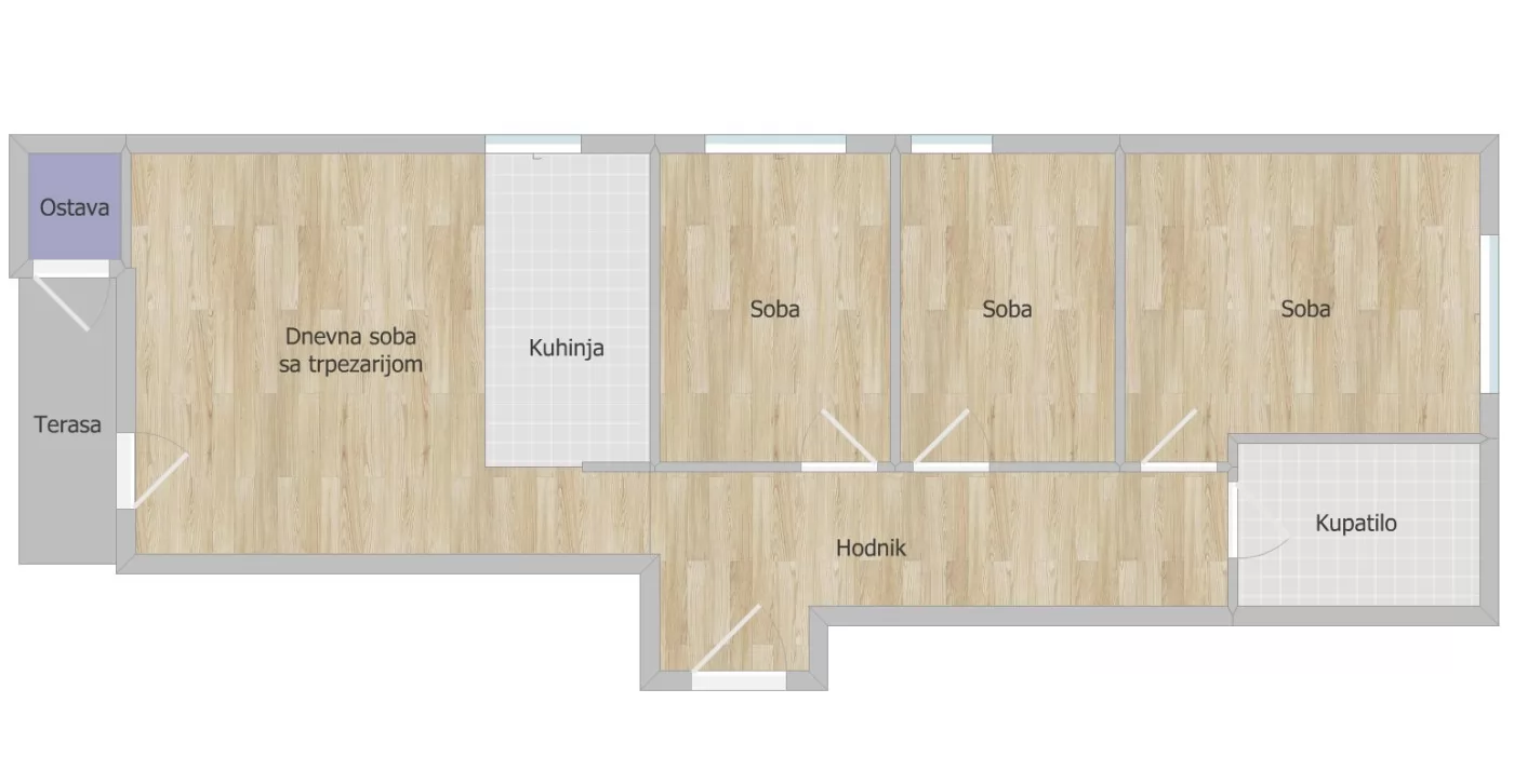 Stan,NOVI SAD,AVIJACIJA,kv: 74.00, € 165000, ID: 1102532 19