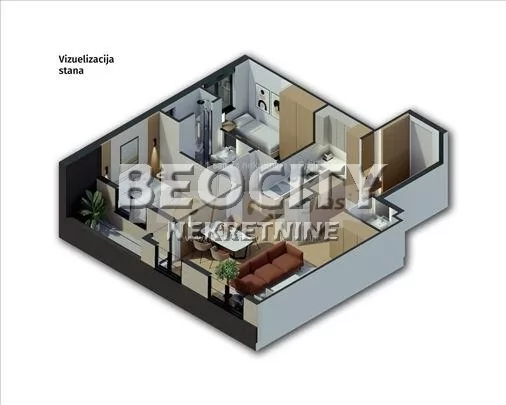 Dvosoban stan, 62 m2, Lekino brdo, Matavuljeva ID: 131578 1