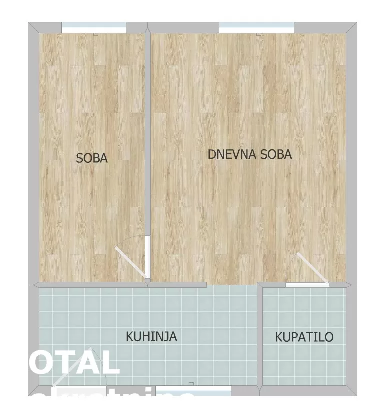 Stan,NOVI SAD,PETROVARADIN,kv: 35.00, € 157500, ID: 1102571 11