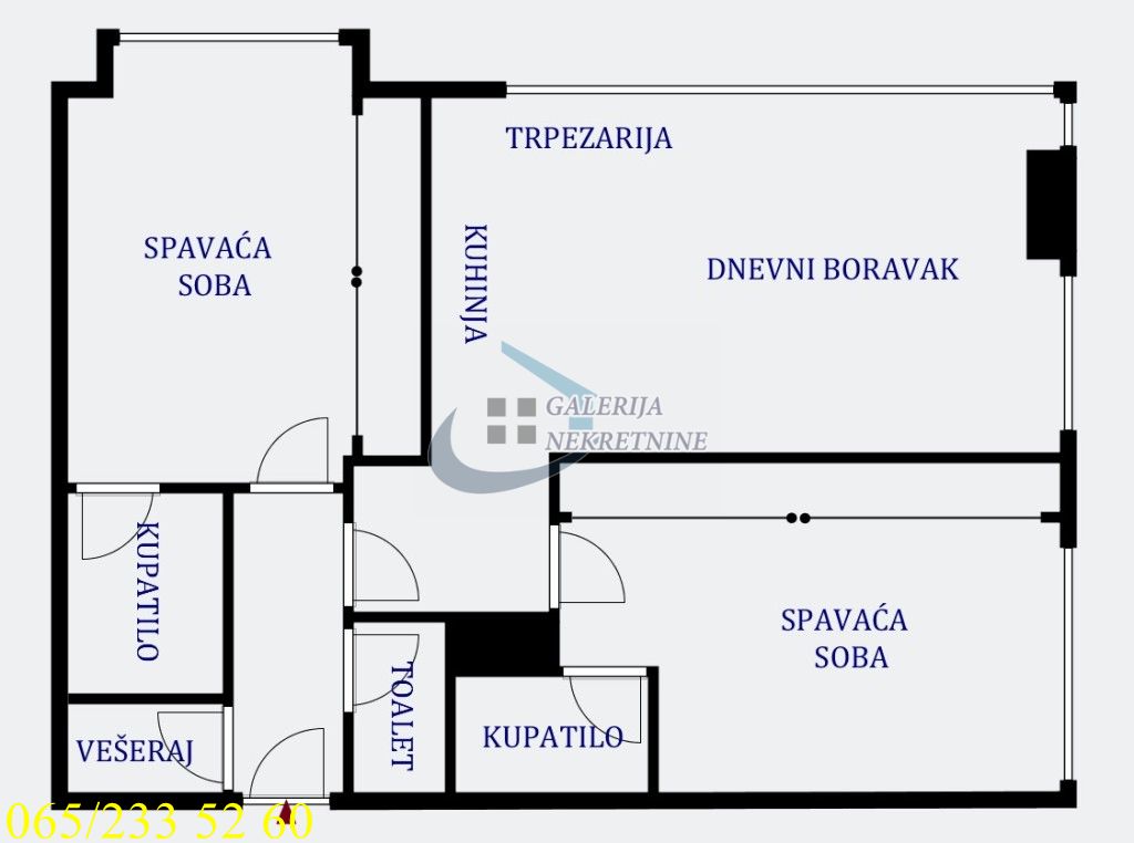 Novi Beograd  West 65   Omladinskih brigada 95m2 3