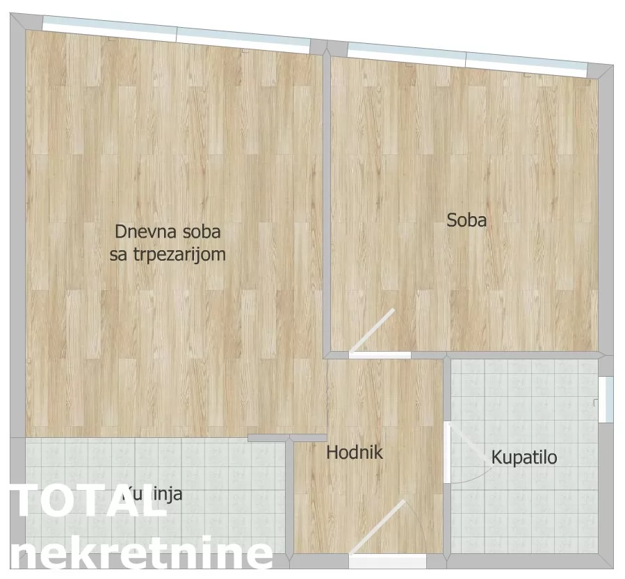 Stan,PETROVARADIN,PETROVARADIN,kv: 45.00, € 112500, ID: 1102544 1