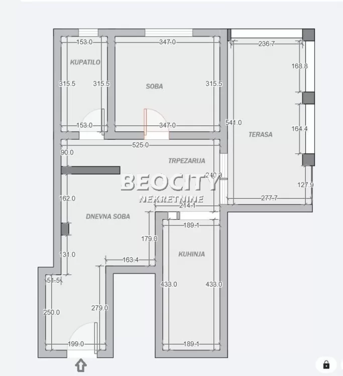 Dvosoban stan, 40 m2, Zvezdarska šuma ID: 131522 14