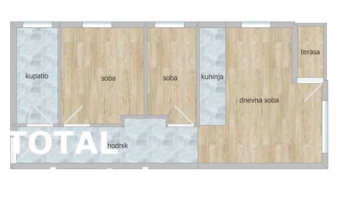 Stan,NOVI SAD,TELEP,kv: 52.00, € 145600, ID: 1100582 9