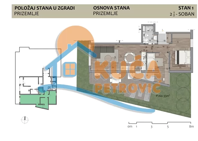 četvorosoban stan, 116.63 m2, Duvanište, Naserova ID: p-015788 3