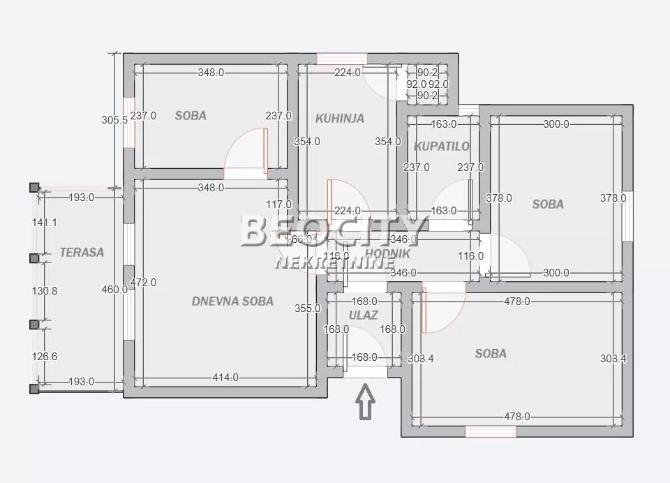 četvorosobna kuća, 100 m2, Altina, Aleksandra Petrovića ID: 131709 17