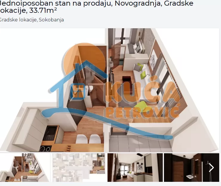 četvorosoban stan, 35 m2, Sokobanja ID: p-013163 4