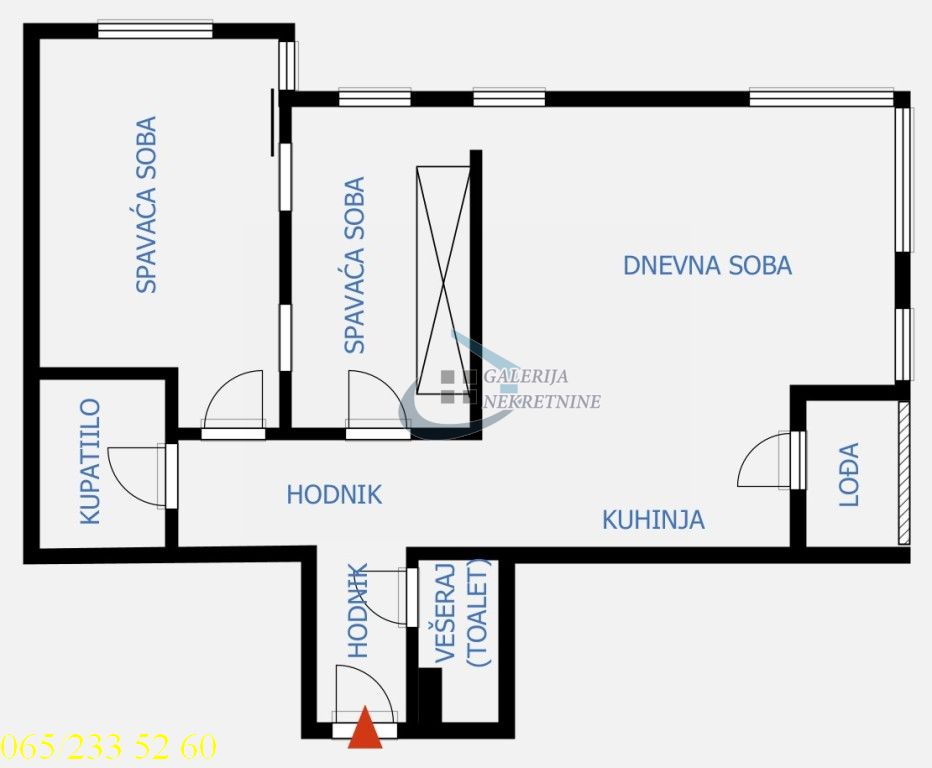 Zvezdara  Đeram   Bulevar kralja Aleksandra 70m2 3